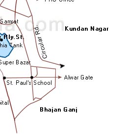 Map Of Ajmer